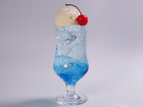 ブルーハワイクリームソーダ